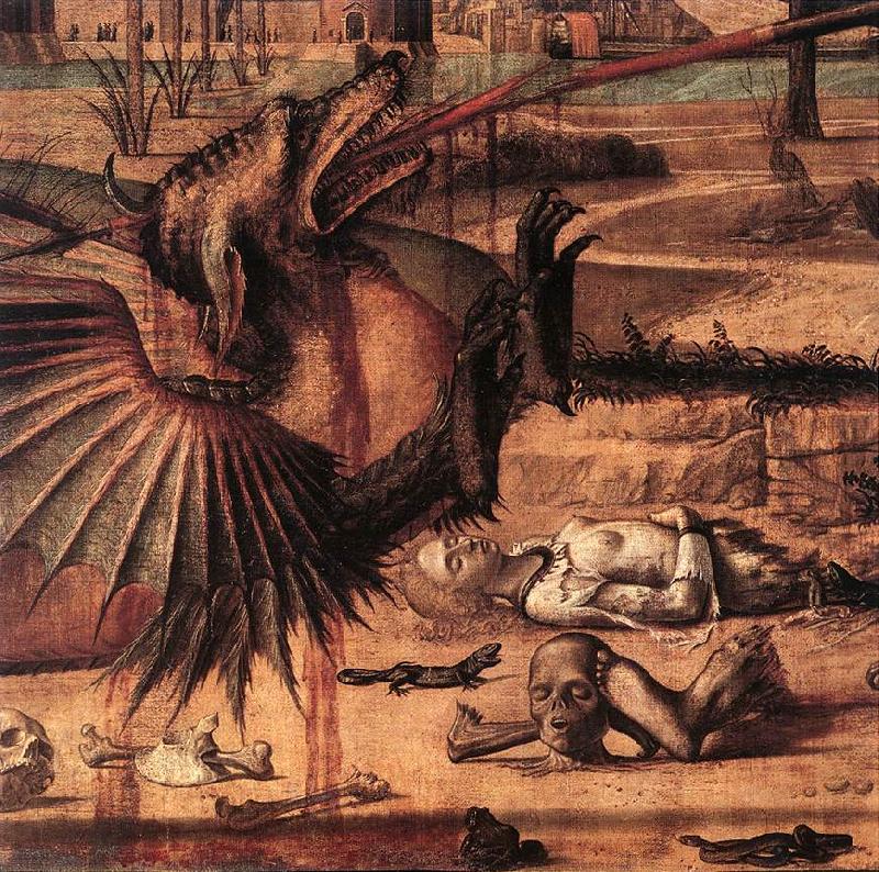 CARPACCIO, Vittore St George and the Dragon (detail)  sdf oil painting picture